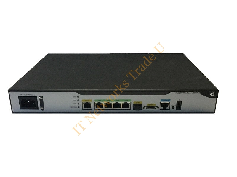 JG875A HP MSR1002-4 4-Port Gigabit Ethernet AC Router