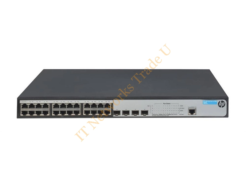 JG926-61001 HP OfficeConnect 1920-24G-PoE+ 24-Ports (PoE+) 10/100/1000 with 4 Gigabit SFP Ports Layer-3 Managed Gigabit Ethernet Network Switch