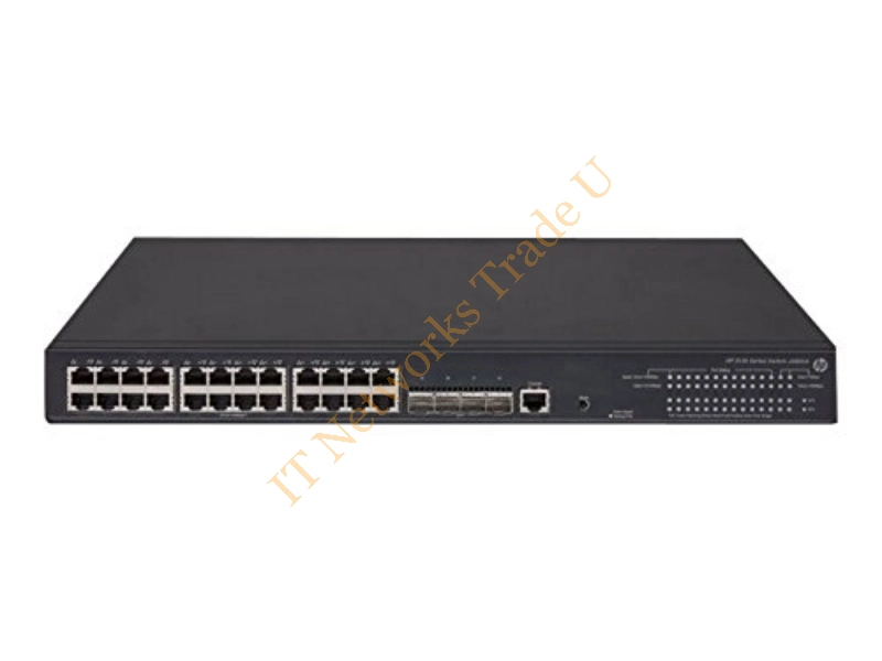 JG936A#ABA HP FlexNetwork 5130-24G-PoE+-4SFP+ EI 24-Port 24 x 10/100/1000Base-T Layer-3 Managed Stackable Gigabit Ethernet Rack-Mountable Network Switch