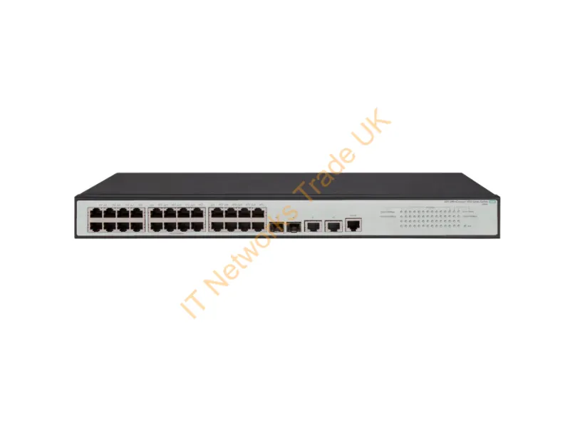 JG960A#ABA HP OfficeConnect 1950-24G-2SFP+-2XGT 24-Ports 10/100/1000Base-T Gigabit Ethernet Layer-3 Managed Stackable Rack-Mountable Network Switch