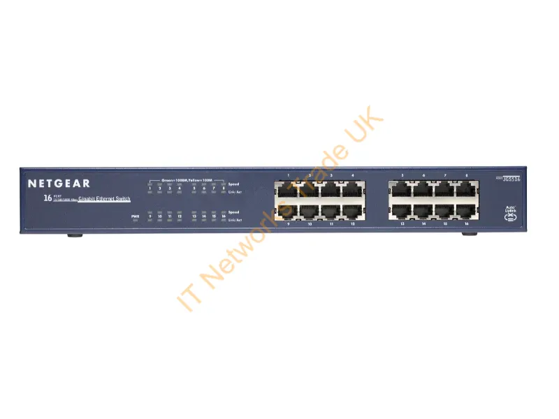 JGS516-200EUS - Netgear JGS516 Unmanaged network switch Blue