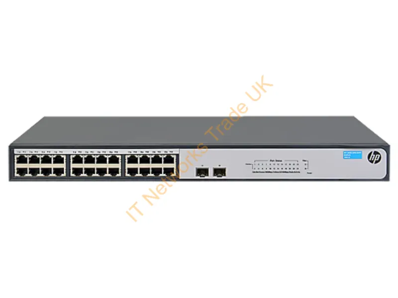 JH017A HP 1420-24G-2SFP 24-Ports 10/100/1000Base-T Unmanaged Gigabit Ethernet Rack-Mountable Network Switch