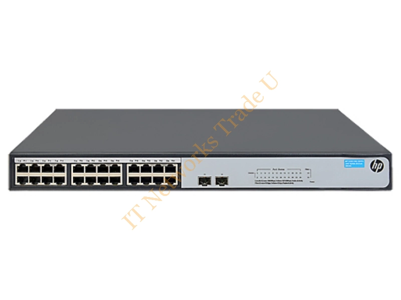 JH018A#ABB - Hewlett Packard Enterprise 1420-24G-2SFP+ 10G Uplink Switch Unmanaged network switch L2 Gigabit Ethernet (10/100/1000) 1U Grey