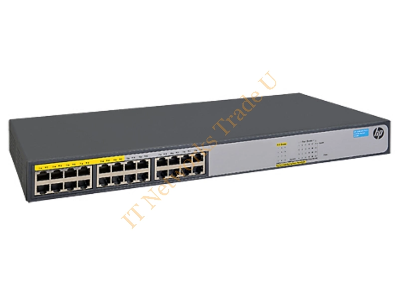 JH019A#ABB - Hewlett Packard Enterprise 1420-24G-PoE+ (124W) Unmanaged network switch L2 Gigabit Ethernet (10/100/1000) Power over Ethernet (PoE) 1U Grey