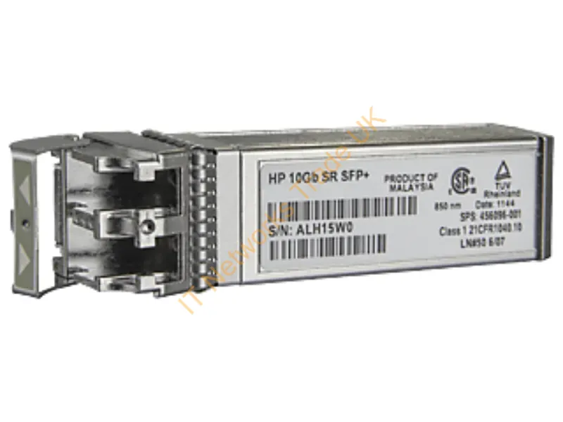 JH647A HP 10Gbps 10GBase-LR Single-mode Fiber 10km 1310nm Duplex LC Connector SFP+ Transceiver Module