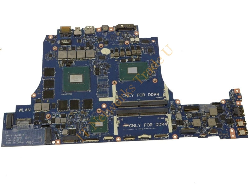 JHRTF Dell System Board with i7 2.60GHz CPU for Alienware 17 R4 Laptop Motherboard