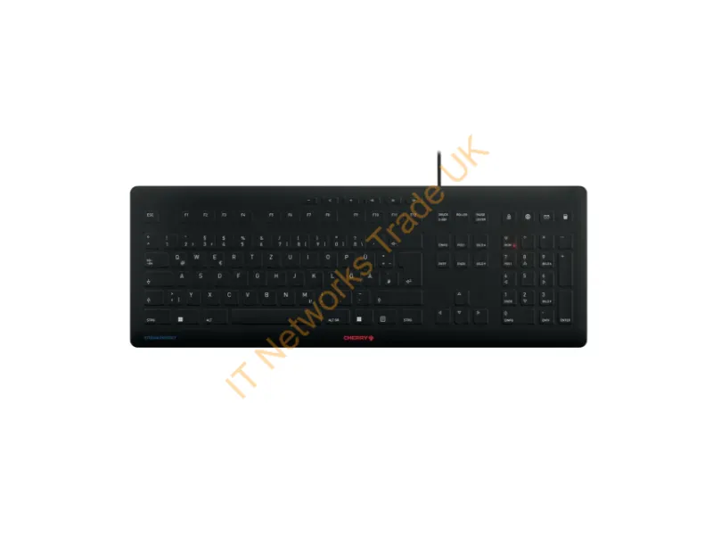 JK-8502DE-2 - Keyboard Cherry Stream wired black (DE) (JK-8502DE-2)