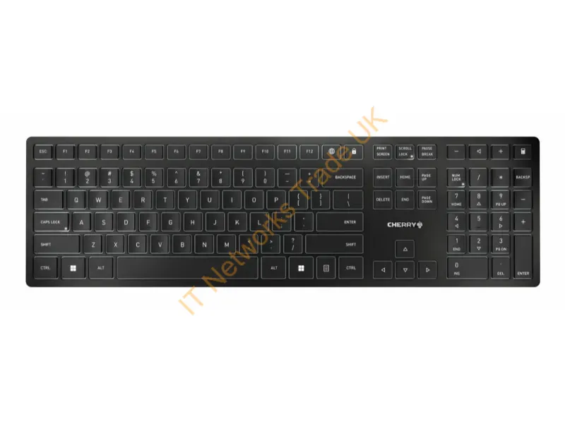 JK-9100US-2 - Cherry Jk-9100Us-2 Keyboard Universal Usb + Rf Wireless + Bluetooth Qwerty English Black, Gray