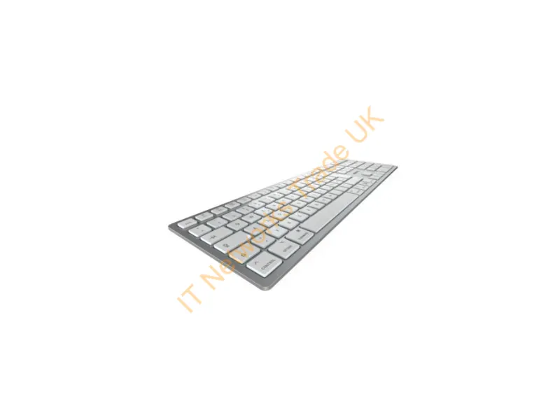 JK-9110US-1 - Cherry Kw 9100 Slim For Mac Keyboard Universal Usb + Bluetooth Qwerty English Silver