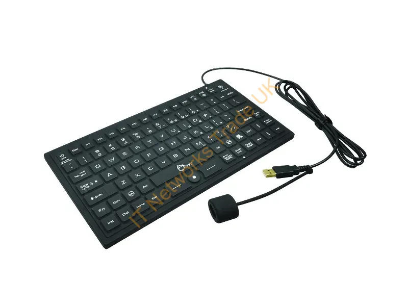 JK-US0911-S1 - Siig Jk-Us0911-S1 Keyboard Usb Qwerty Black