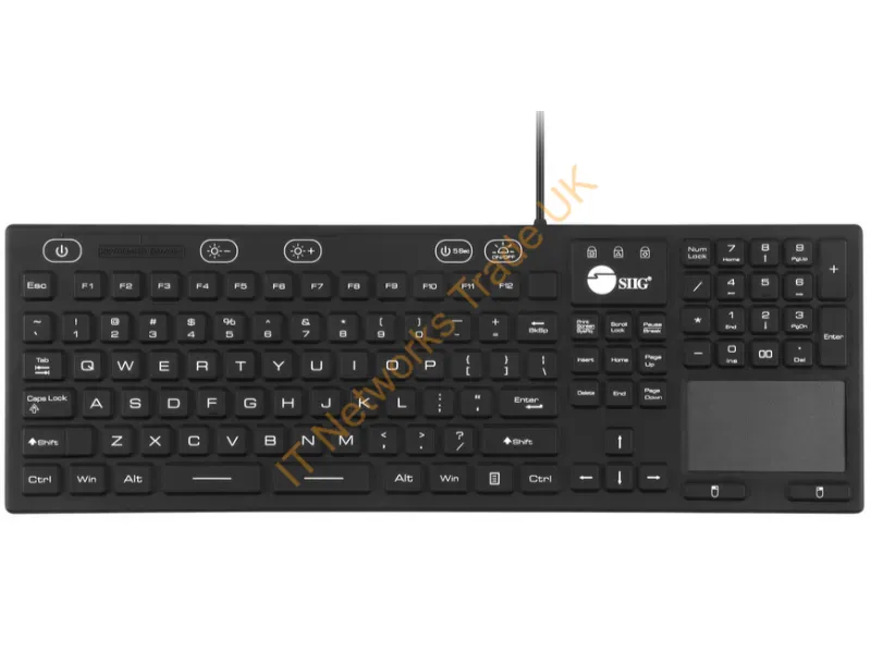 JK-US0W11-S1 - Siig Industrial/Med Keyboard