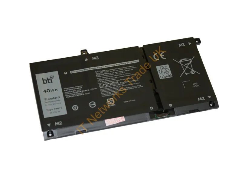 JK6Y6-BTI - Bti Jk6Y6- Industrial Rechargeable Battery Lithium-Ion (Li-Ion) 3555 Mah 11.25 V