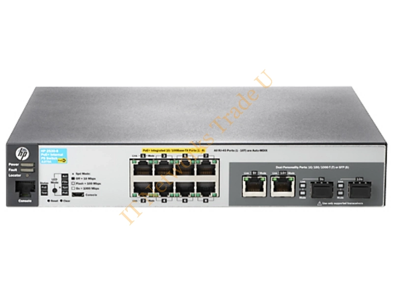 JL070A#ABB - Hewlett Packard Enterprise Aruba 2530 8 PoE+ Internal PS Managed network switch L2 Fast Ethernet (10/100) Power over Ethernet (PoE) 1U Grey