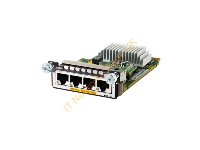 JL081A#0D1 - HPE Aruba Networking 3810M 4 Smart Rate PoE+ network switch module Gigabit Ethernet