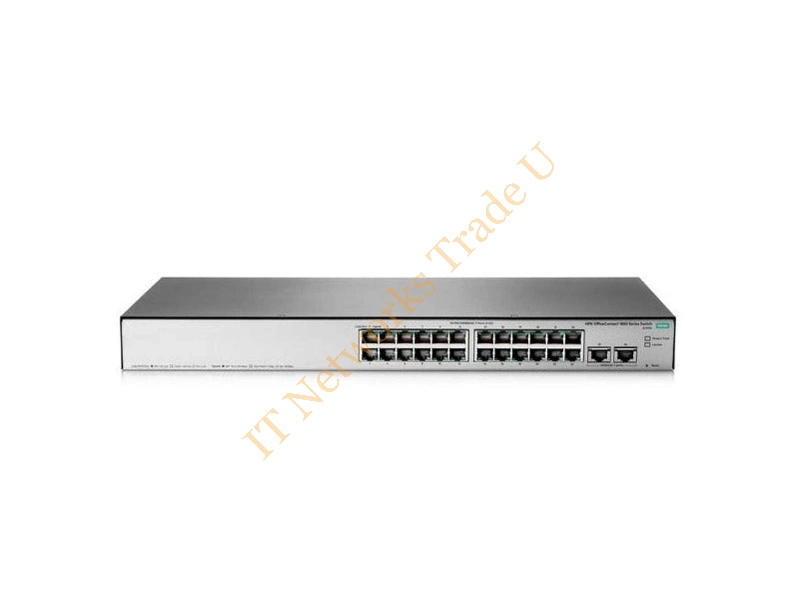 JL170A HP OfficeConnect 24G-2XGT 24-Port 24 x 10/100/1000 + 2 x 10Base-T Managed Rack-Mountable Network Switch