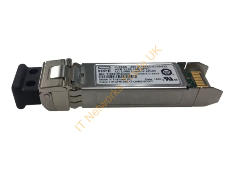 JL250A - HPE X130 10G SFP+ LC LH80 tunable network transceiver module Fiber optic 10000 Mbit/s SFP+
