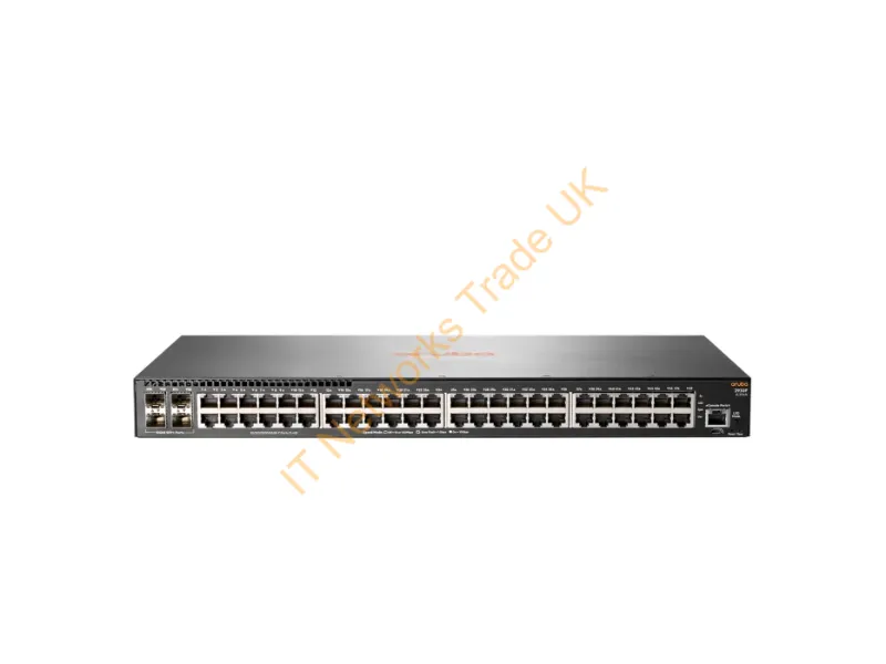 JL254A#ABA HP Aruba 2930F 48-Port 48 x 10/100/1000Base-TX 4 x 10GBase-X SFP+ Network Switch
