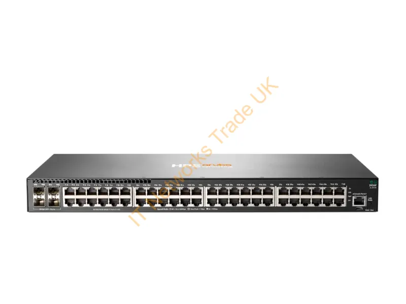 JL254A HP Aruba 2930F 48-Port 48 x 10/100/1000Base-TX 4 x 10GBase-X SFP+ Network Switch