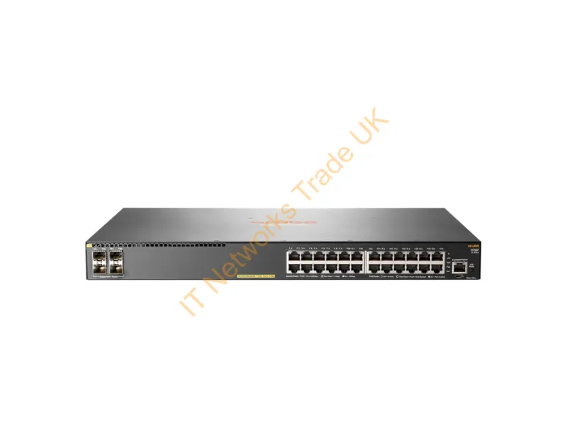 JL255A#ABA HP Aruba 2930F 24G PoE+ 4SFP+ 24-Port Gigabit Ethernet Rackmountable Network Switch