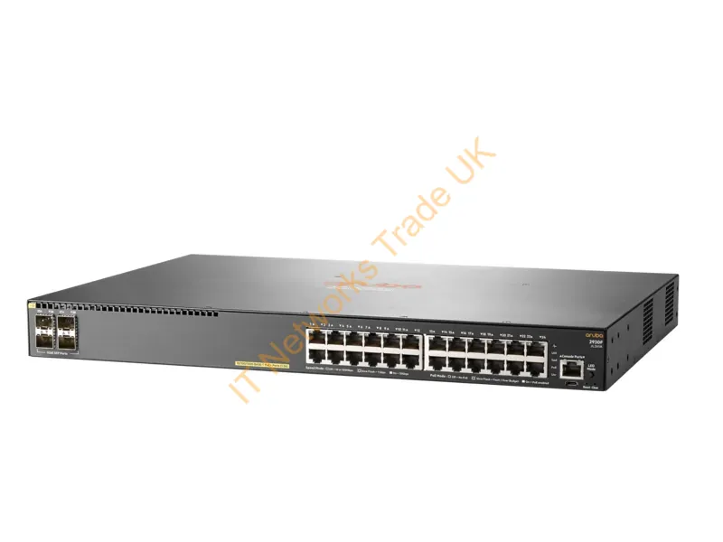 JL261A#B2E - Hpe Aruba Networking Aruba 2930F 24G Poe+ 4Sfp Managed L3 Gigabit Ethernet (10/100/1000) Power Over Ethernet (Poe) 1U Gray