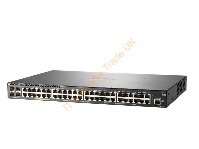 JL262A#ACC - Hpe Aruba Networking Aruba 2930F 48G Poe+ 4Sfp Managed L3 Gigabit Ethernet (10/100/1000) Power Over Ethernet (Poe) 1U Gray