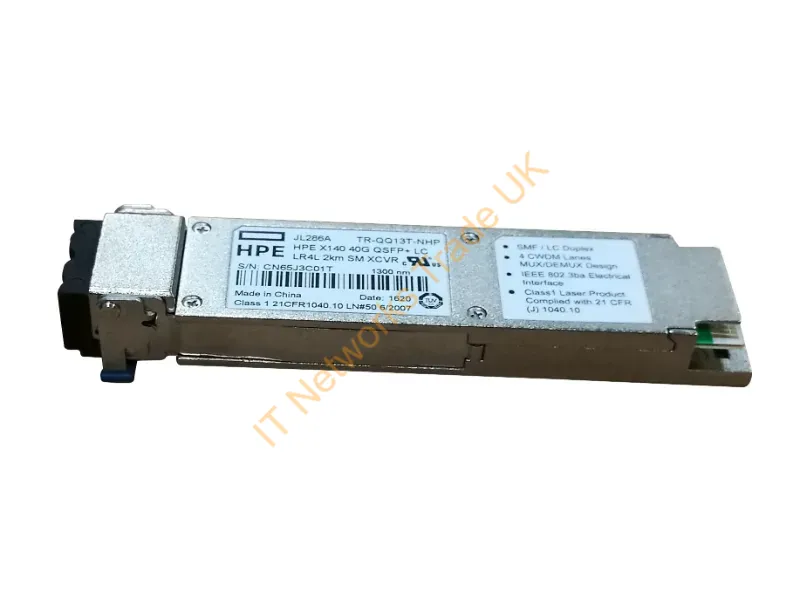 JL286A HP X140 QSFP+ 1 x LC 40GBase-LR4L Network Transceiver Module