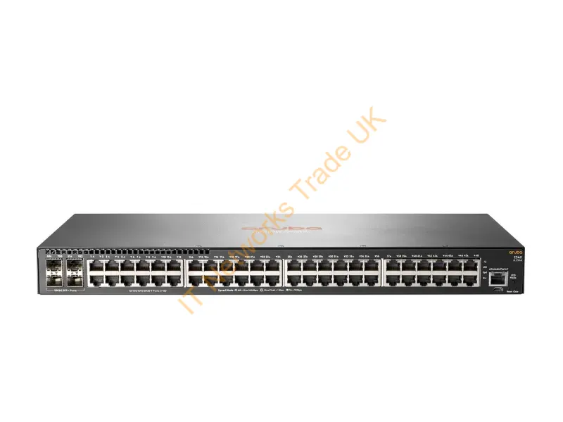 JL355A HP Aruba 2540 48G 4SFP+ 48-Port 48 x 10/100/1000 + 4 x SFP+ 1U Rack-Mountable Network Switch