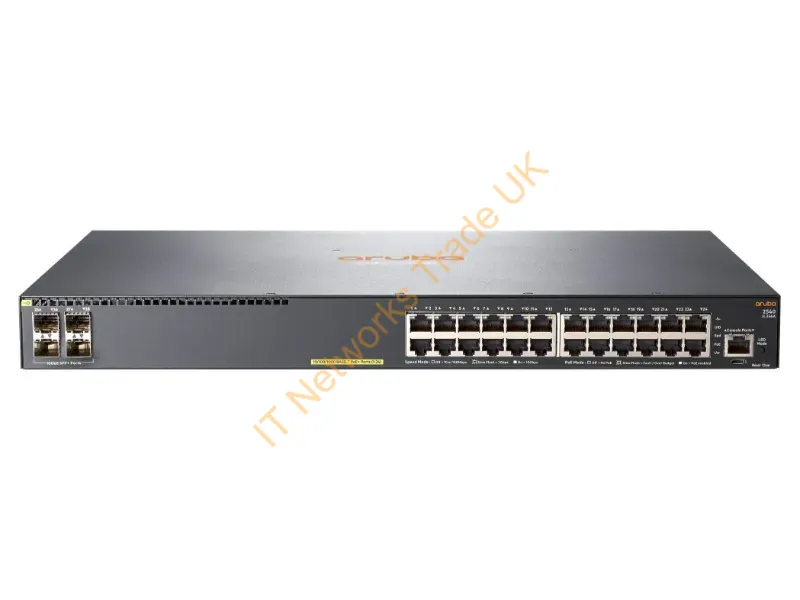 JL356A HP Aruba 2540 24G 4SFP+ 24-Port Managed Rackmountable Network Switch