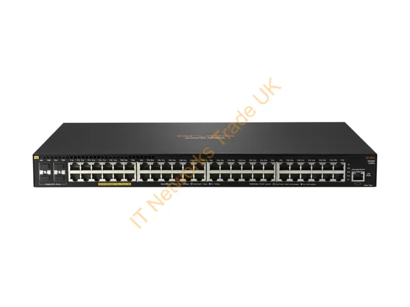 JL558A#AC3 - Hpe Aruba Networking Aruba 2930F 48G Poe+ 4Sfp+ 740W Managed L3 Gigabit Ethernet (10/100/1000) Power Over Ethernet (Poe) 1U Black