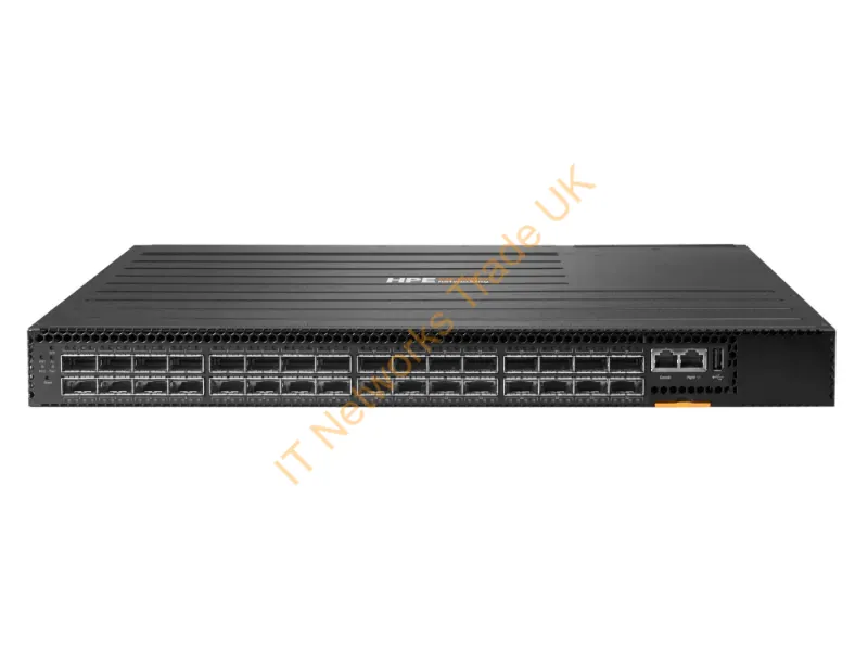 JL579A#B2E - Hpe Aruba Networking Cx 8320 32 40G Qsfp+ With X472 5 Fans 2 Power Supply Switch Bundle