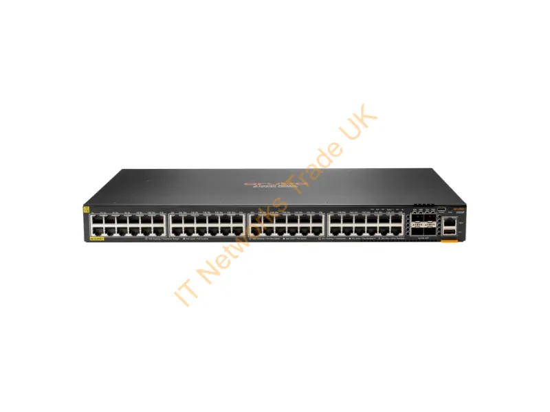 JL665A#B2B - Hpe Aruba Networking Aruba 6300F 48-Port 1Gbe Class 4 Poe & 4-Port Sfp56 Managed L3 Gigabit Ethernet (10/100/1000) Power Over Ethernet (Poe) 1U Gray