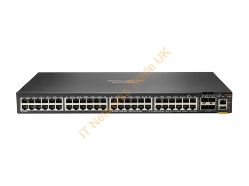 JL667A#ABA - Hpe Aruba Networking Aruba 6300F 48-Port 1Gbe & 4-Port Sfp56 Managed L3 Gigabit Ethernet (10/100/1000) 1U Gray