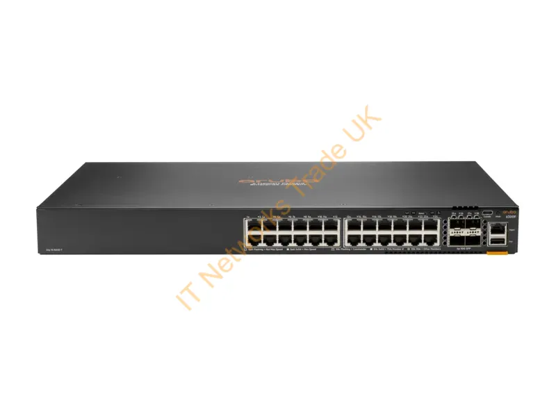 JL668A#B2E - Hpe Aruba Networking Aruba 6300F 24-Port 1Gbe & 4-Port Sfp56 Managed L3 Gigabit Ethernet (10/100/1000) 1U Gray