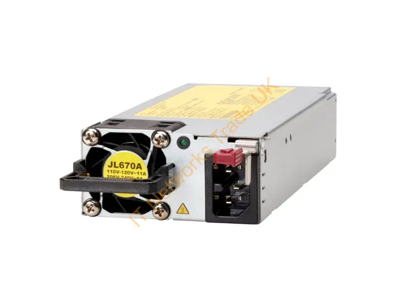 JL670A - HPE Aruba Networking X372 54VDC 1600W 110-240VAC Power Supply