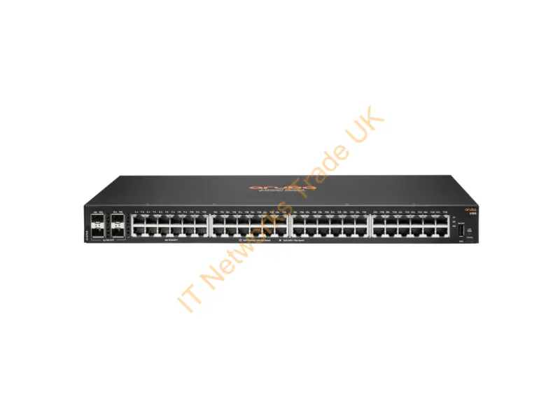 JL676A#ABA - Hpe Aruba Networking Aruba 6100 48G 4Sfp+ Managed L3 Gigabit Ethernet (10/100/1000) 1U Black