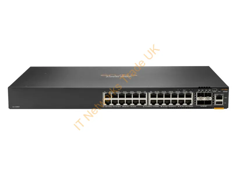 JL725B#ABB - Hpe Aruba Networking Cx 6200F 24G Class-4 Poe 4Sfp+ 370W Managed L3 Gigabit Ethernet (10/100/1000) Power Over Ethernet (Poe) 1U