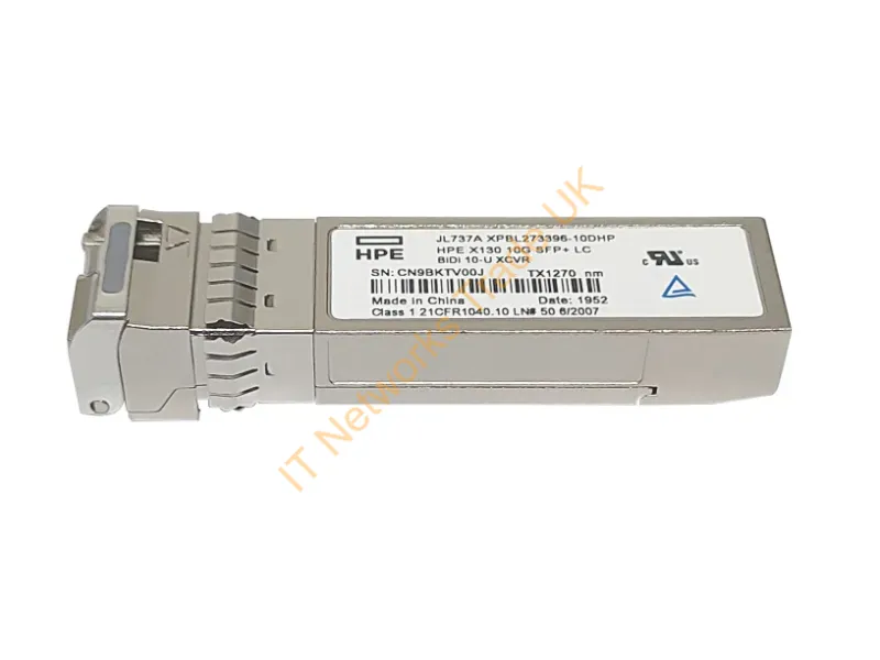 JL737A - Hpe Networking X130 10G Sfp+ Lc Bidi 10Km-Uplink Transceiver