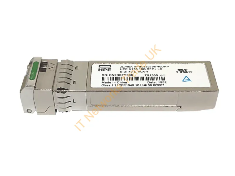 JL740A - Hpe Networking X130 10G Sfp+ Lc Bidi 40Km-Downlink Transceiver