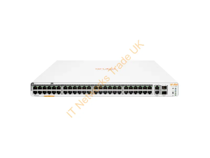 JL809A#B2E - Hpe Aruba Networking Aruba Instant On 1960 48G 40P Class4 8P Class6 Poe 2Xgt 2Sfp+ 600W Managed L2+ Gigabit Ethernet (10/100/1000) Power Over Ethernet (Poe) 1U White