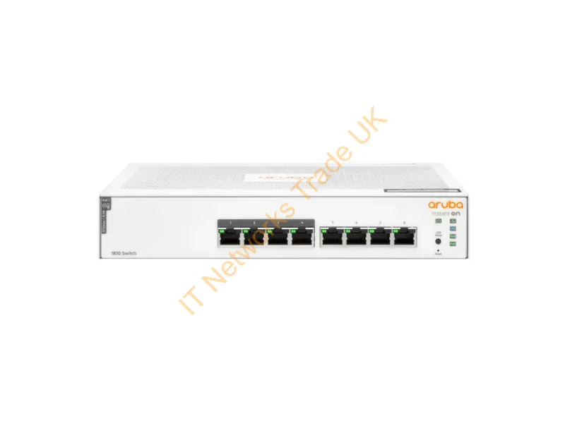 JL811A#ABA - Hpe Aruba Networking Aruba Instant On 1830 8G 4P Class4 Poe 65W Managed L2 Gigabit Ethernet (10/100/1000) Power Over Ethernet (Poe) 1U