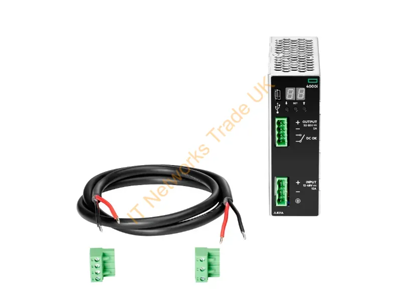 JL821A - Hpe Aruba Networking 4000I Poe 54Vdc 240W 12-48Vdc Din Power Supply
