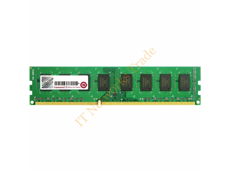 JM1333KLU-2G Transcend 2GB DDR3-1333MHz PC3-10600 non-ECC Unbuffered CL9 240-Pin DIMM Dual Rank Memory Module Desktop Memory