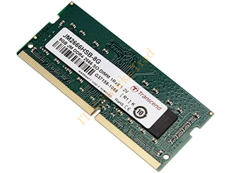 JM1333KSH-8GK Transcend JetRam 8GB Kit (2 X 4GB) DDR3-1333MHz PC3-10600 non-ECC Unbuffered CL9 204-Pin SoDimm Dual Rank Memory Laptop Memory