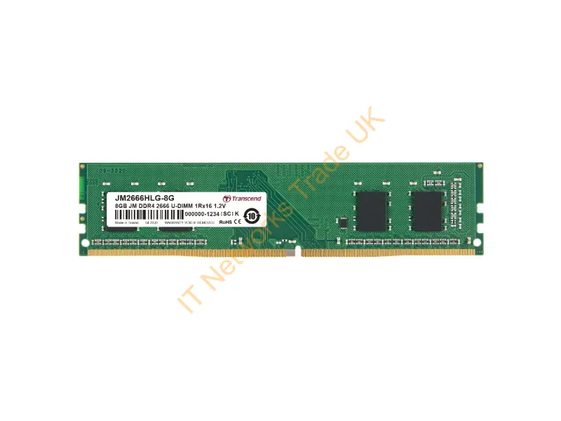 JM2666HLG-8G - Transcend Jetram Jm2666Hlg-8G Memory Module 8 Gb 1 X 8 Gb Ddr4 2666 Mhz