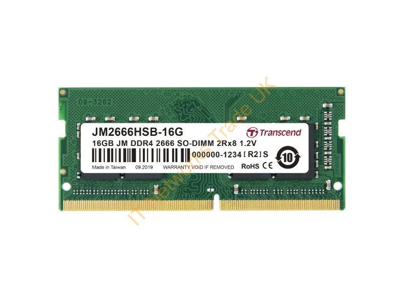 JM2666HSB-16G - Transcend Jetram Jm2666Hsb-16G Memory Module 16 Gb 1 X 16 Gb Ddr4 2666 Mhz
