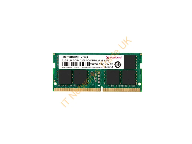 JM3200HSE-32G - Transcend Jetram Jm3200Hse-32G Memory Module 32 Gb 2 X 8 Gb Ddr4
