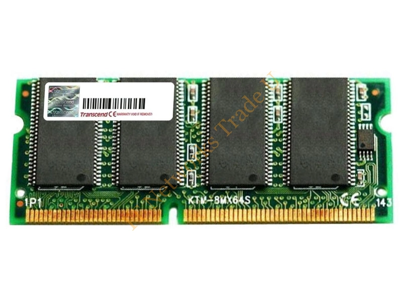 JM435Q644A-6 Transcend 256MB DDR2-667MHz PC2-5300 non-ECC Unbuffered CL5 200-Pin SoDimm Memory Module Laptop Memory