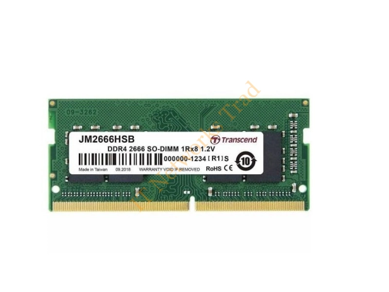 JM488Q643A5 Transcend 1GB DDR2-533MHz PC2-4200 non-ECC Unbuffered CL4 200-Pin SoDimm Dual Rank Memory Module Laptop Memory