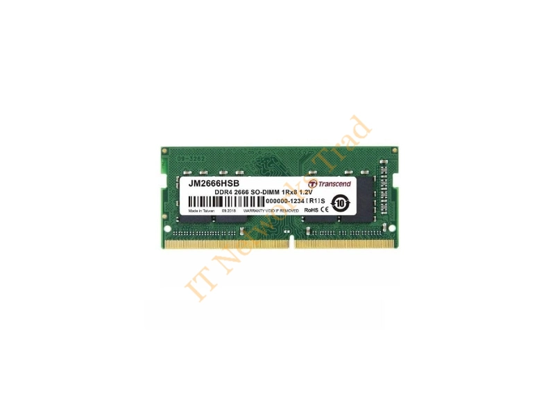 JM667QSU-1G-E Transcend 1GB DDR2-667MHz PC2-5300 non-ECC Unbuffered CL5 200-Pin SoDimm Single Rank Memory Module Laptop Memory