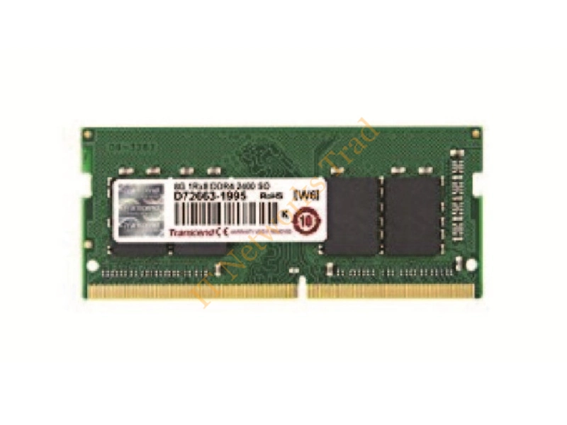 JM800QSW-1G Transcend 1GB DDR2-800MHz PC2-6400 non-ECC Unbuffered CL6 200-Pin SoDimm Dual Rank Memory Module Laptop Memory